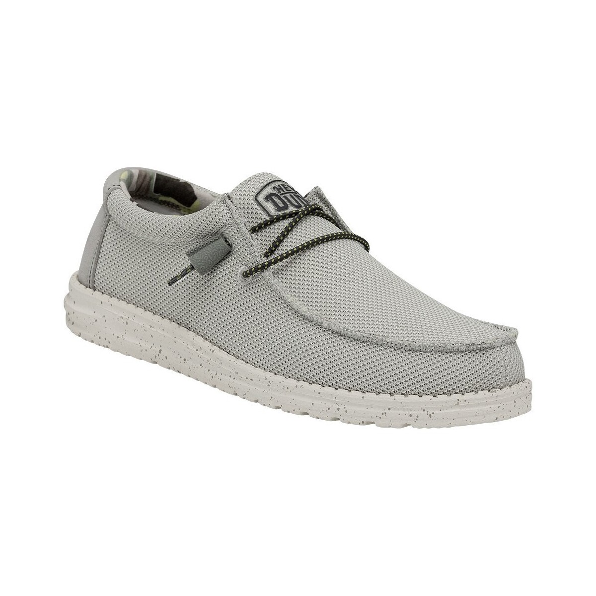 Chaussures Homme Mocassins HEY DUDE Wally Sox Triple Needle Gris