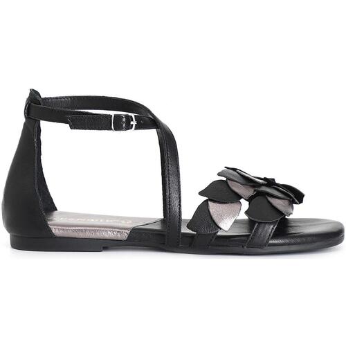 Chaussures Femme Sandales et Nu-pieds Café Noir CNDPE23-GG1004-blk Noir