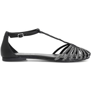 Chaussures Femme Sandales et Nu-pieds Café Noir CNDPE23-XB2015-blk Noir