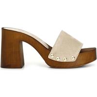 Chaussures Femme Sandales et Nu-pieds Café Noir CNDPE23-FB6010-sab Blanc