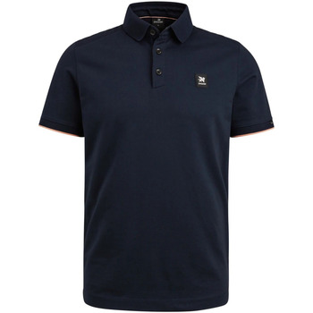 Vêtements Homme T-shirts & Polos Vanguard Polo Piqué Logo Marine Bleu