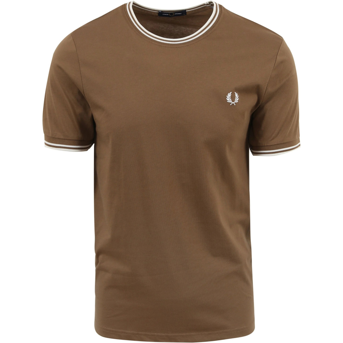 Vêtements Homme T-shirts & Polos Fred Perry T-shirt M1588 Marron Marron