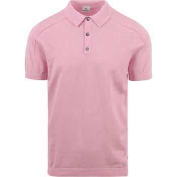 Vêtements Homme T-shirt Rayures Marine Blue Industry Polo Knitted Rose Rose