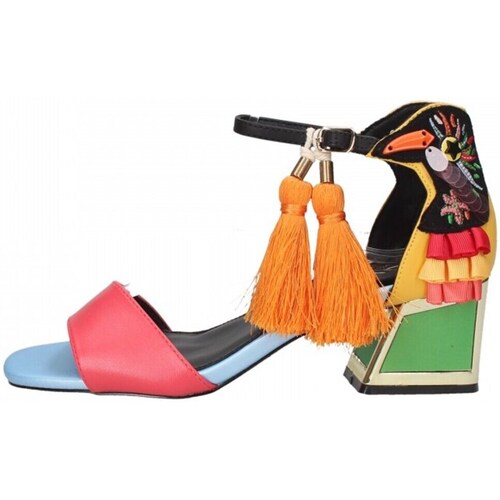 Chaussures Femme Sandales et Nu-pieds Exé Shoes Exe' LUISA 310 Sandales Femme rouge multicolore Multicolore