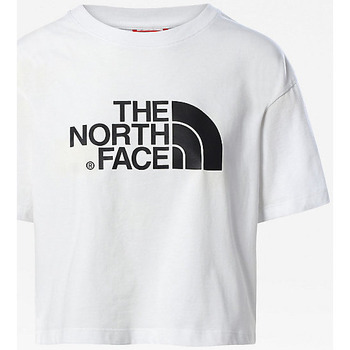 Vêtements Femme Débardeurs / T-shirts sans manche The North Face Easy Cropped Tee Blanc