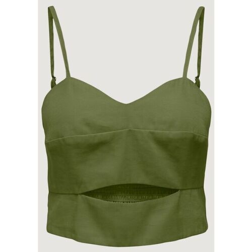 Vêtements Femme Débardeurs / T-shirts sans manche Only 15291229 MAGO-OLIVE BRANCH Vert