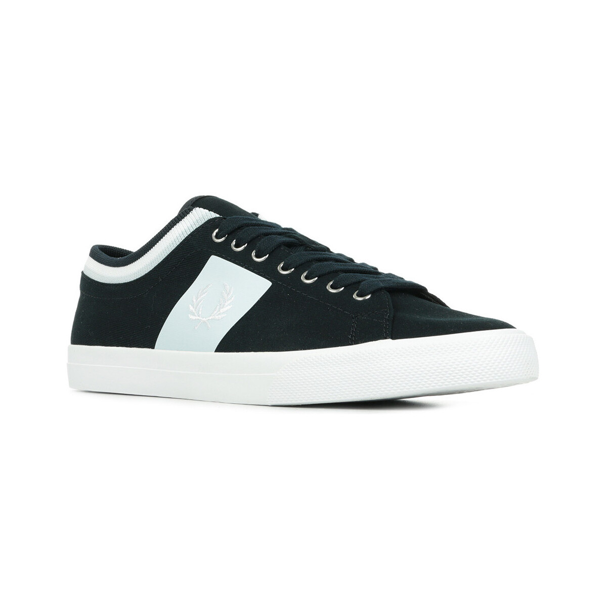 Chaussures Homme Baskets mode Fred Perry Underspin Tipped Cuff Twill Bleu
