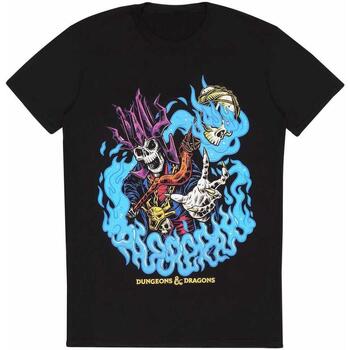 Vêtements T-shirts manches longues Dungeons & Dragons  Noir