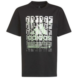 Vêtements Garçon T-shirts manches courtes adidas Originals TEE-SHIRT GRAPHIQUE GAMING - Noir - 13/14 ans Noir