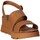 Chaussures Femme Sandales et Nu-pieds Bueno Shoes Wy8602 santal Femme Cuir Marron