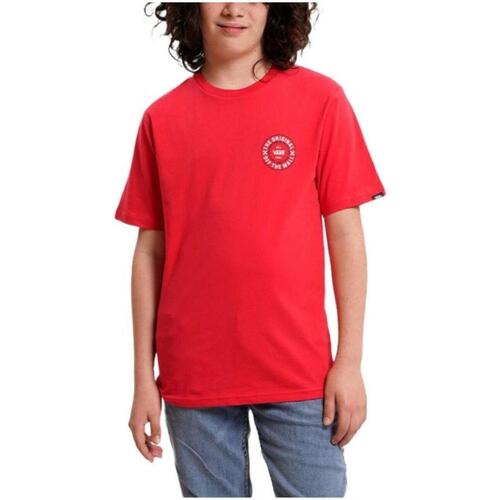 Vêtements Garçon T-shirts manches courtes Vans Moonlight Rouge