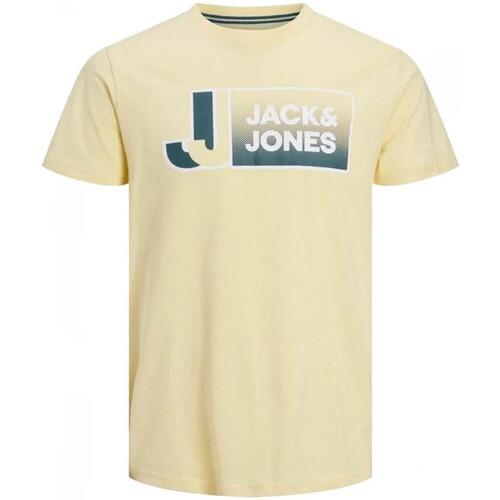 Vêtements Garçon T-shirts manches courtes Jack & Jones  Jaune