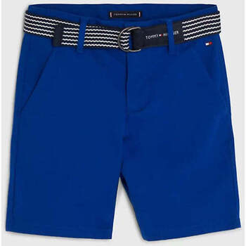 Vêtements Garçon Shorts check / Bermudas Tommy Hilfiger  Bleu