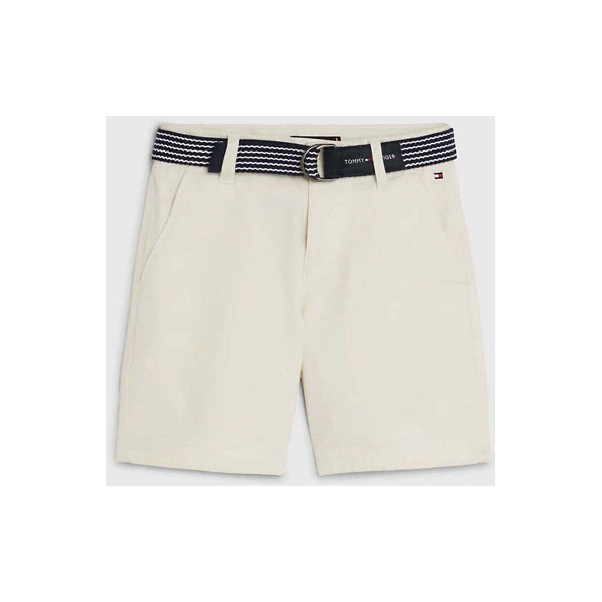 Vêtements Garçon Shorts / Bermudas Tommy Hilfiger  Blanc