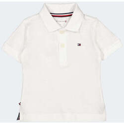 Vêtements Garçon T-shirts & Polos Tommy Hilfiger  Blanc
