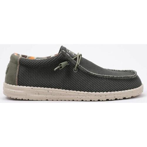 Chaussures Homme Chaussures bateau HEYDUDE WALLY SOX Vert