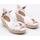 Chaussures Femme Espadrilles Tommy Hilfiger HIGH WEDGE SEERSUCKER Rose