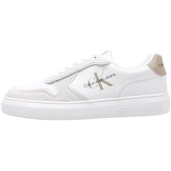 Chaussures Homme Baskets basses Calvin Klein Jeans CASUAL CUPSOLE IRREGULAR LINES Blanc