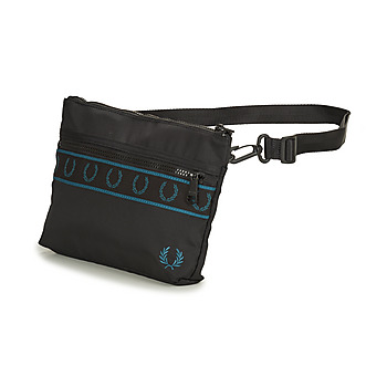 Fred Perry CONTRAST TAPE SACOCHE BAG BLACK