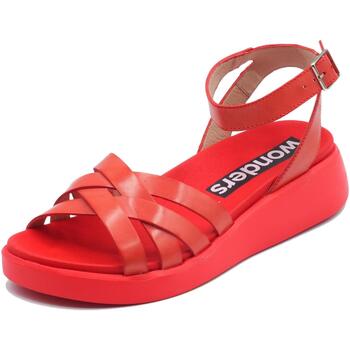 Chaussures Femme Sandales et Nu-pieds Wonders C-6521 Pergamena Rouge
