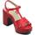 Chaussures Femme Sandales et Nu-pieds Wonders L-1024 Iseo Rouge