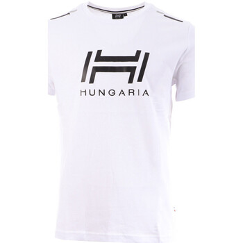 Vêtements Homme Chest Polo Shirt Mens Short Sleeve Oxford Shirt Mens Hungaria 718720-60 Blanc