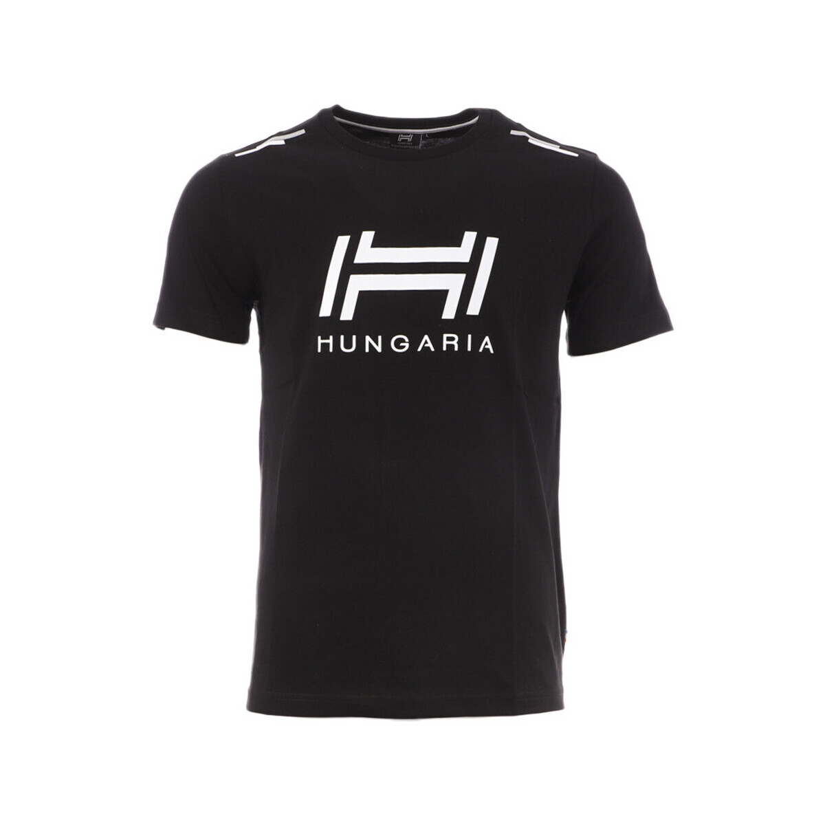 Vêtements Homme T-shirts manches courtes Hungaria 718720-60 Noir