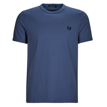 Vêtements Homme T-shirts manches courtes Fred Perry RINGER T-SHIRT Marine