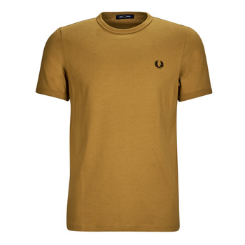 Vêtements Homme T-shirts manches courtes Fred Perry RINGER T-SHIRT Moutarde