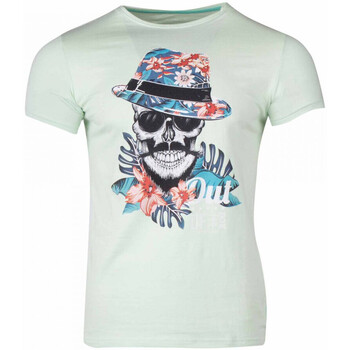Vêtements Homme T-shirts manches courtes Apelo Navy Fz Cap Sweat MB-MICHAK Vert