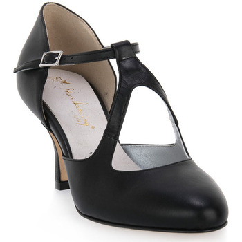 Chaussures Femme Derbies & Richelieu Priv Lab LAMINATO Noir