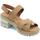 Chaussures Femme Sandales et Nu-pieds Valleverde 49301 Nabuk Marron