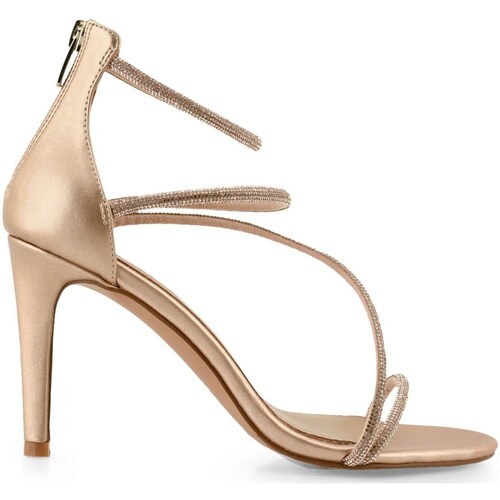 Chaussures Femme Sandales et Nu-pieds Exé Shoes zip Exe' REBECA 389 Sandales Femme Rosa Gold Rose