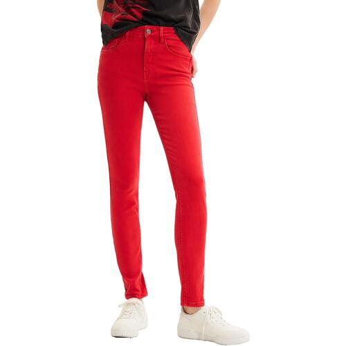 Vêtements Femme Jeans slim Desigual 23SWDD21 Rouge
