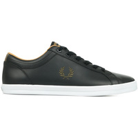 Chaussures Homme Baskets mode Fred Perry Baseline Leather Noir