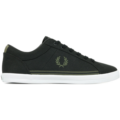 Chaussures Homme Baskets mode Fred Perry Baseline Twill Noir