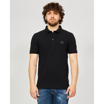 Vêtements Homme T-shirts & Polos BOSS Polo Passenger coupe slim avec patch logo Noir