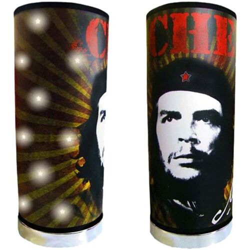 Maison & Déco Lampes à poser Sud Trading Lampe tube Che Guevara Noir