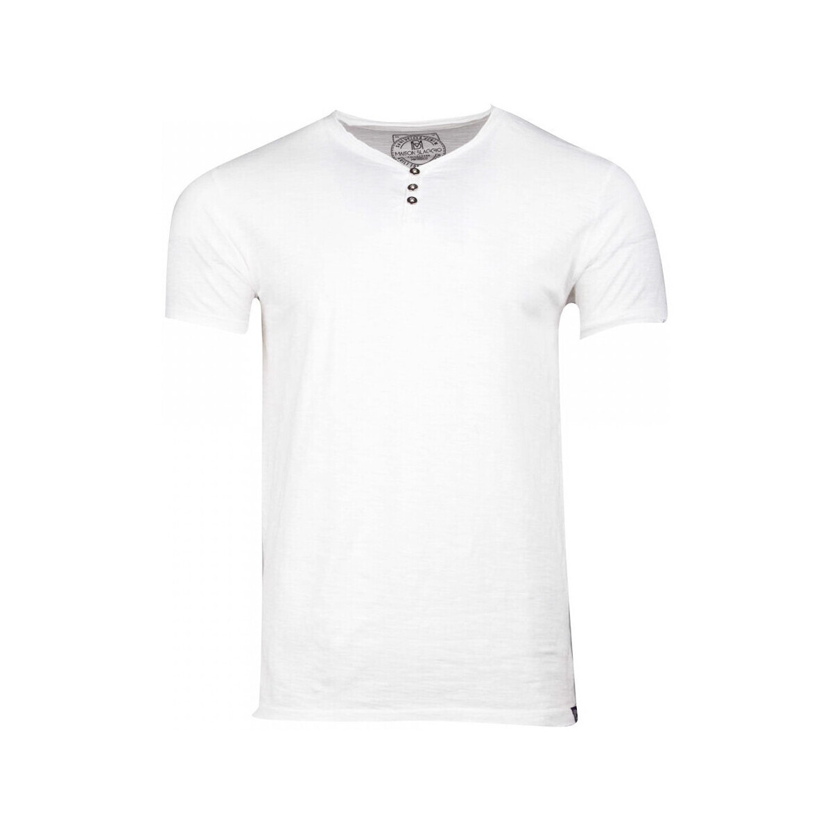 Vêtements Homme T-shirts & Polos La Maison Blaggio MB-MATTEW Blanc