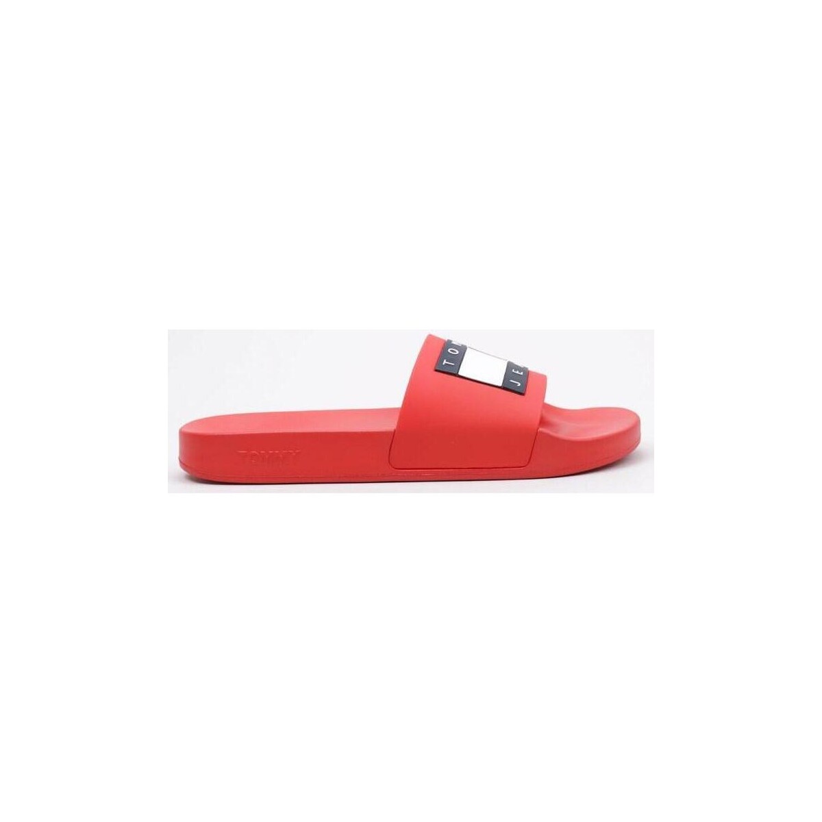 Chaussures Homme Tongs Tommy Hilfiger TOMMY JEANS POOL SLIDE ESS Rouge