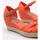 Chaussures Femme Espadrilles Tommy Hilfiger BASIC OPEN TOE MID WEDGE Orange