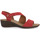 Chaussures Femme Sandales et Nu-pieds Enval BENTHIC NERO Rouge