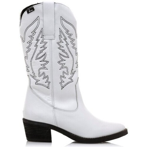 Chaussures Femme Bottes MTNG  Blanc