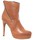 Chaussures Femme Boots Ilario Ferucci Bottines en cuir Gicanda camel Marron