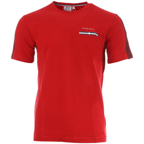 Vêtements Homme T-shirts manches courtes Hungaria 718890-60 Rouge