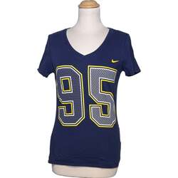 Vêtements Femme T-shirts & Polos Nike top manches courtes  36 - T1 - S Bleu Bleu