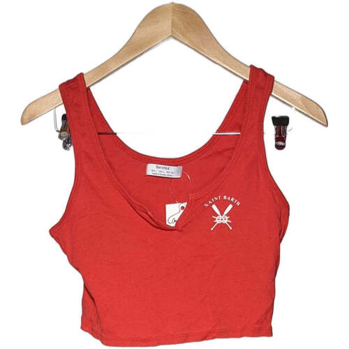 Vêtements Femme Débardeurs / T-shirts sans manche Bershka débardeur  40 - T3 - L Rouge Rouge
