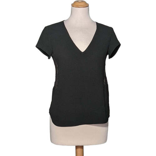 Vêtements Femme T-shirts & Polos Zara top manches courtes  34 - T0 - XS Noir Noir
