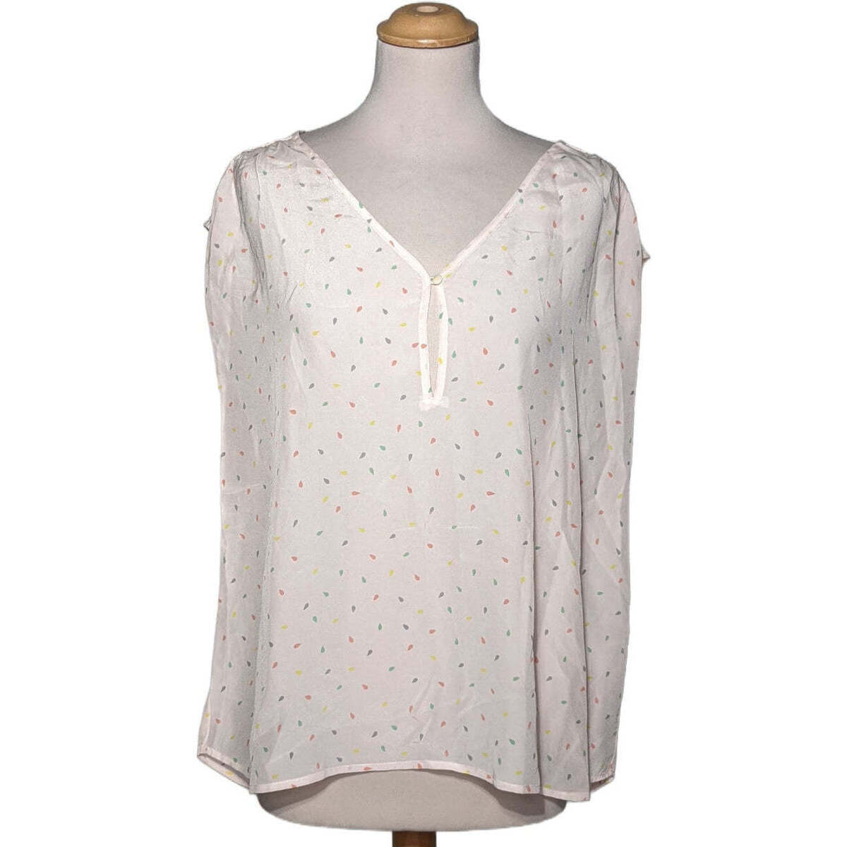 Vêtements Femme Tops / Blouses Des Petits Hauts blouse  36 - T1 - S Rose Rose