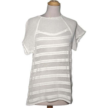 Vêtements Femme T-shirts & Polos Creeks top manches courtes  36 - T1 - S Blanc Blanc